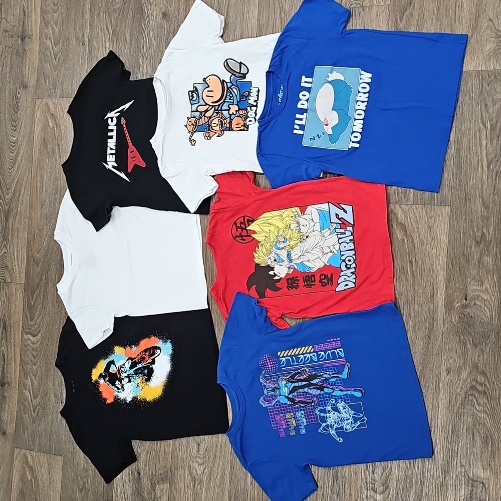 Boys Bundle Of Graphic Tees Bundle Size Small